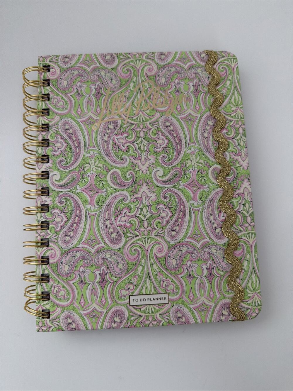 Lilly Pulitzer Undated Daily To-Do Planner, Estoril Print - NWT